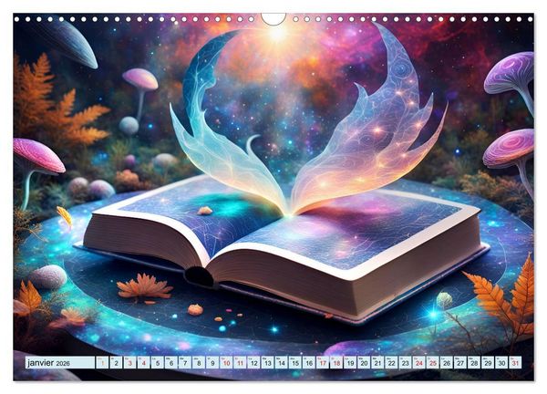 Produktbild: Univers magique (Calendrier mural 2026 DIN A3 vertical), CALVENDO calendrier mensuel