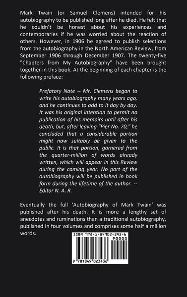Produktbild: Chapters from My Autobiography