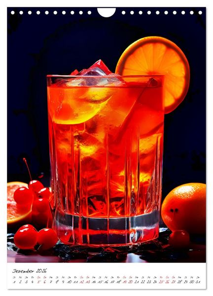 Produktbild: Mixology Meisterwerke (Wandkalender 2026 DIN A4 hoch), CALVENDO Monatskalender