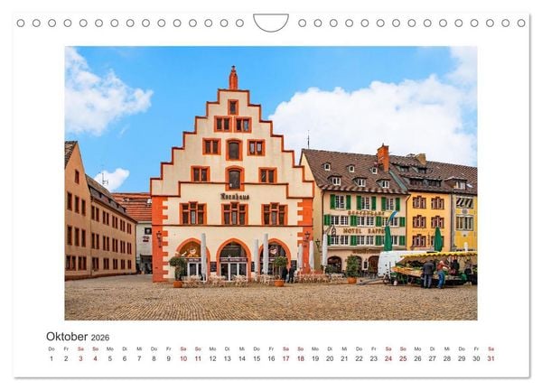 Produktbild: Freiburg - Breisgau Metropole (Wandkalender 2026 DIN A4 quer), CALVENDO Monatskalender