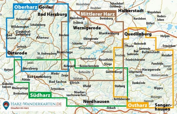 Produktbild: Der Harz in 4 Teilen
