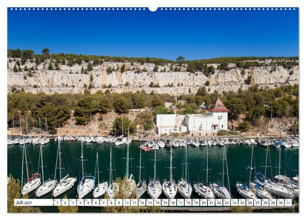 Produktbild: C&ocirc;te d&rsquo;Azur Glanzlichter an der franz&ouml;sischen Mittelmeerk&uuml;ste (hochwertiger Premium Wandkalender 2027 DIN A2 quer), Kunstdruck in Hochglanz