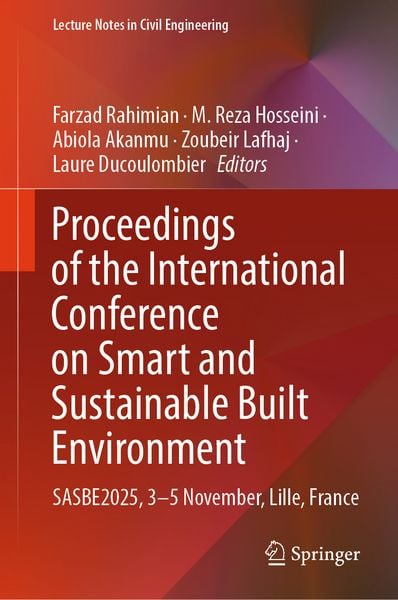 Produktbild: Proceedings of the International Conference on Smart and Sustainable Built Environment