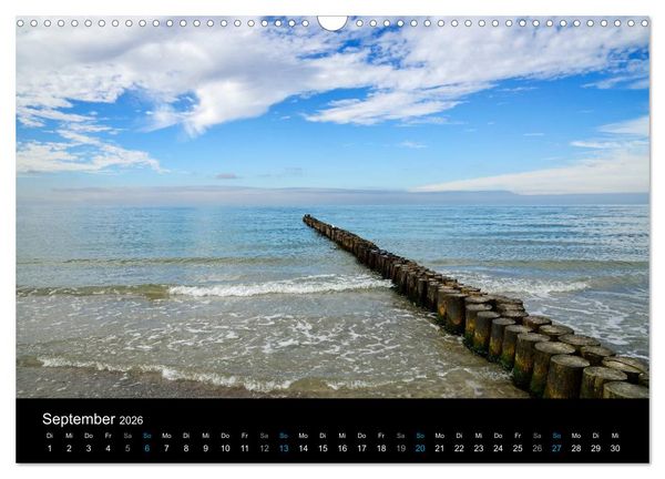 Produktbild: Ostseestrand Graal-M&uuml;ritz (Wandkalender 2026 DIN A3 quer), CALVENDO Monatskalender
