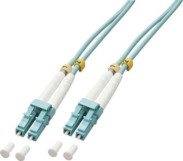 Produktbild: LINDY 46403 Glasfaser LWL Anschlusskabel 75.00 m Blau [1x LC-Stecker - 1x LC-Stecker] 50/125 &micro; Multimode OM3