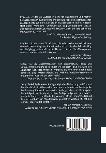 Produktbild: Handbuch Strategisches Management