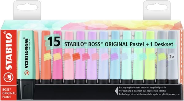Produktbild: STABILO Textmarker BOSS ORIGINAL Pastel