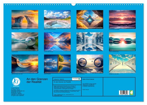 Produktbild: An den Grenzen der Realit&auml;t (Wandkalender 2026 DIN A2 quer), CALVENDO Monatskalender