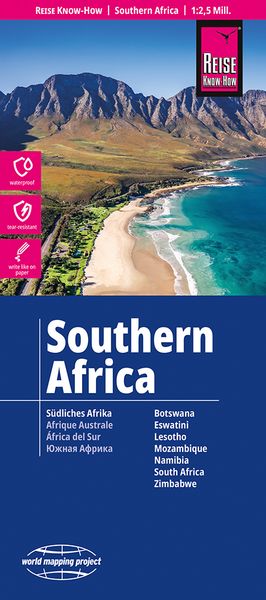 Produktbild: Reise Know-How Landkarte S&uuml;dliches Afrika (1:2.500.000)