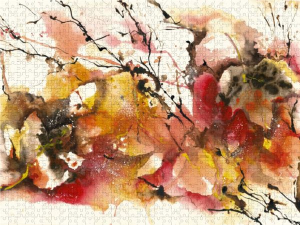 Produktbild: CALVENDO Puzzle Herbstlaub 1000 Teile Lege-Gr&ouml;&szlig;e 64 x 48 cm Foto-Puzzle Bild von Jitka Krause
