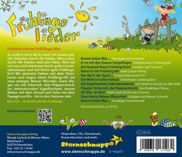 Produktbild: Fr&uuml;hlingslieder