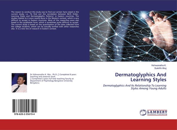 Produktbild: Dermatoglyphics And Learning Styles