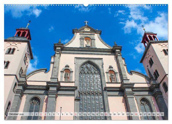 Produktbild: Kirchen in K&ouml;ln - Heilige St&auml;tten und imposante Bauten (hochwertiger Premium Wandkalender 2026 DIN A2 quer), Kunstdruck in Hochglanz