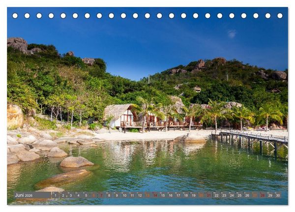 Produktbild: Vietnam, die sch&ouml;nsten Traumstr&auml;nde (Tischkalender 2026 DIN A5 quer), CALVENDO Monatskalender