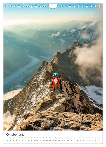 Produktbild: Klettern - Die Berge rufen. (Wandkalender 2026 DIN A4 hoch), CALVENDO Monatskalender