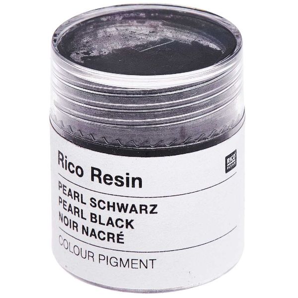Produktbild: Farbpigment f&uuml;r Resin, Perl Schwarz, 3g