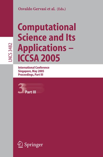 Produktbild: Computational Science and Its Applications - ICCSA 2005