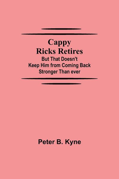 Produktbild: Cappy Ricks Retires