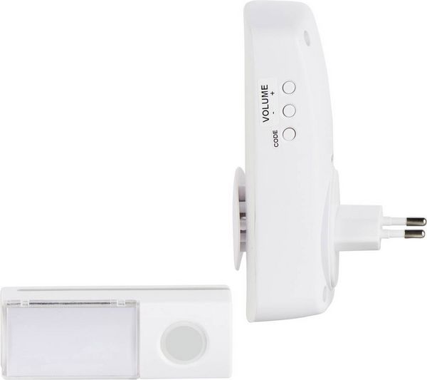 Produktbild: Heidemann Funkgong Komplett-Set mit Blitzlicht, mit Namensschild 70827 HX Ocean 230V
