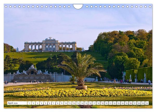 Produktbild: Sch&ouml;ne Gr&uuml;&szlig;e aus Wien (Wandkalender 2026 DIN A4 quer), CALVENDO Monatskalender