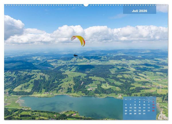 Produktbild: Paragliding - Aufbruch zu neuen H&ouml;henfl&uuml;gen (hochwertiger Premium Wandkalender 2026 DIN A2 quer), Kunstdruck in Hochglanz