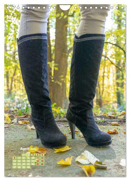 Produktbild: Stiefel und High Heels im Herbst (Wandkalender 2026 DIN A4 hoch), CALVENDO Monatskalender