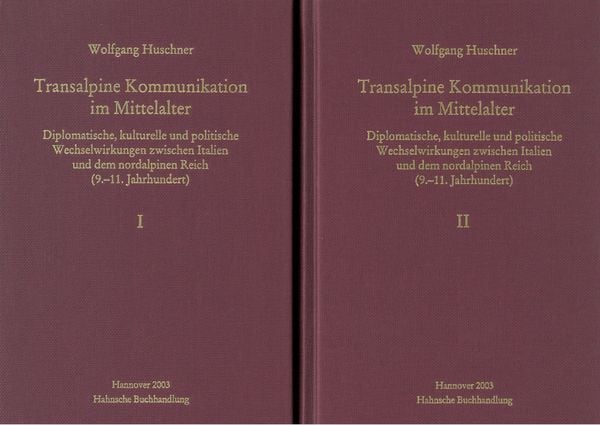 Produktbild: Transalpine Kommunikation im Mittelalter