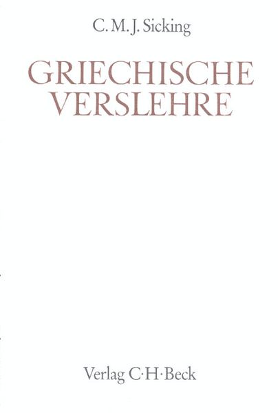Produktbild: Griechische Verslehre