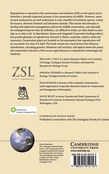 Produktbild: Reproductive Science and Integrated Conservation