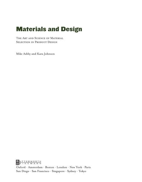 Produktbild: Materials and Design