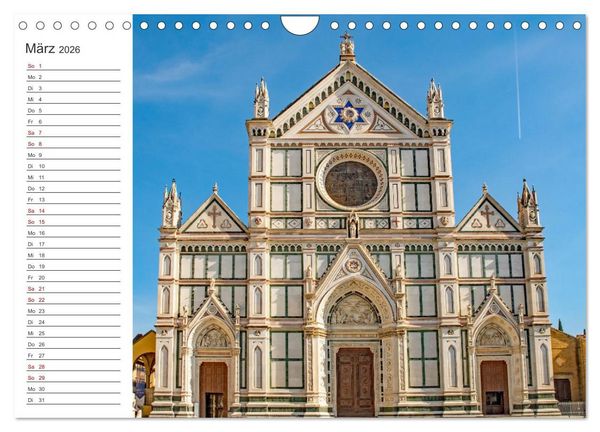 Produktbild: Florenz - Impressionen (Wandkalender 2026 DIN A4 quer), CALVENDO Monatskalender