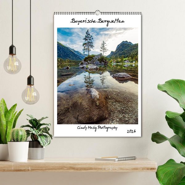 Produktbild: Bayerische Bergwelten (Wandkalender 2026 DIN A2 hoch), CALVENDO Monatskalender