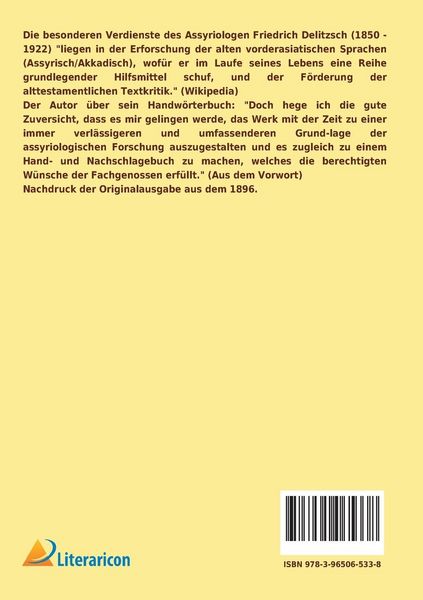 Produktbild: Assyrisches Handw&ouml;rterbuch