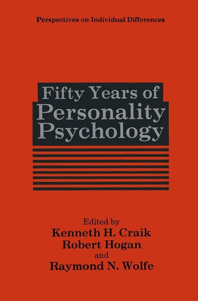 Produktbild: Fifty Years of Personality Psychology