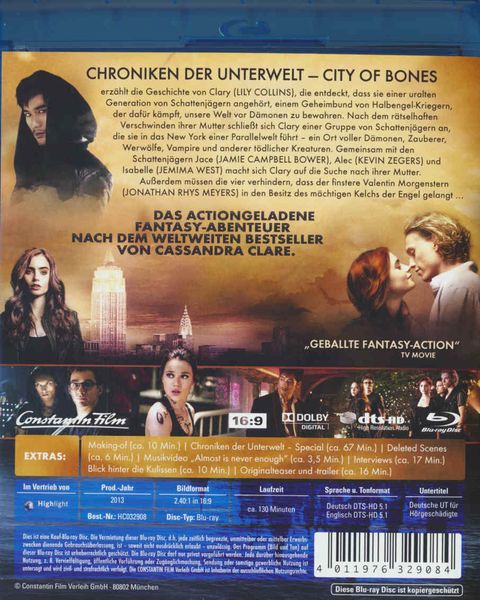 Produktbild: Chroniken der Unterwelt - City of Bones
