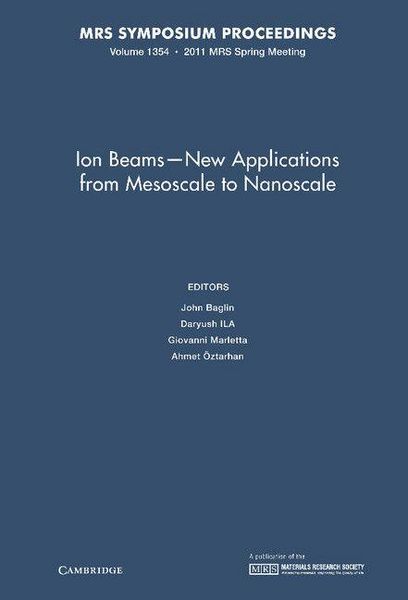 Produktbild: Ion Beams-New Applications from Mesoscale to Nanoscale