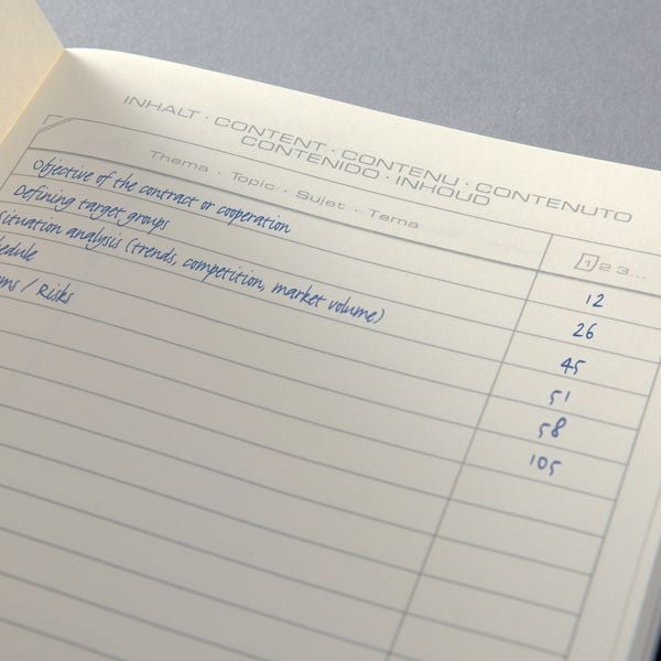Produktbild: SIGEL CO647 Notizbuch Conceptum, ca. A4, liniert, Hardcover, dunkelblau