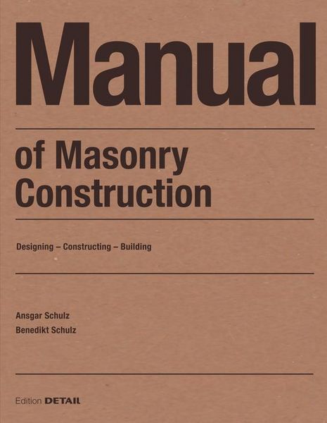 Produktbild: Manual of Masonry Construction