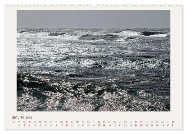 Produktbild: La mer sous le ciel (Calendrier mural 2026 DIN A2 vertical), CALVENDO calendrier mensuel
