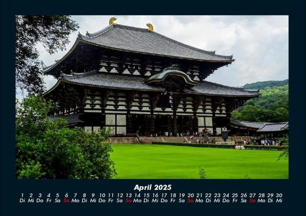 Produktbild: Tempel 2025 Fotokalender DIN A4