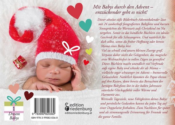 Produktbild: Baby Adventskalender - Ein zauberhaft fotografierter Bilderbuch-Adventskalender f&uuml;r Schwangere, Mamas und Papas