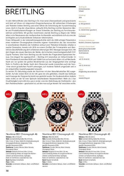 Produktbild: Armbanduhren Katalog 2022/2023