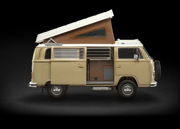 Produktbild: VW T2 Camper (Click System), Revell Bausatz zum Zusammenstecken mehrfarbig