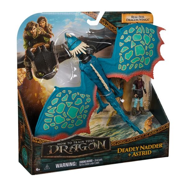 Produktbild: Drachenz&auml;hmen leicht gemacht - Wikinger & Drachen Actionfiguren-Set, Sturmpfeil & Astrid&nbsp;