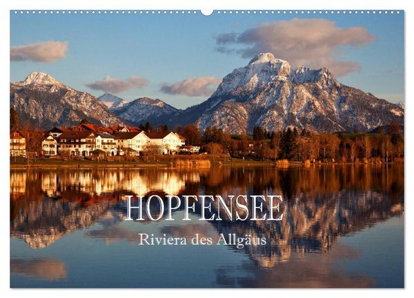 Produktbild: Hopfensee - Riviera des Allg&auml;us (Wandkalender 2026 DIN A2 quer), CALVENDO Monatskalender