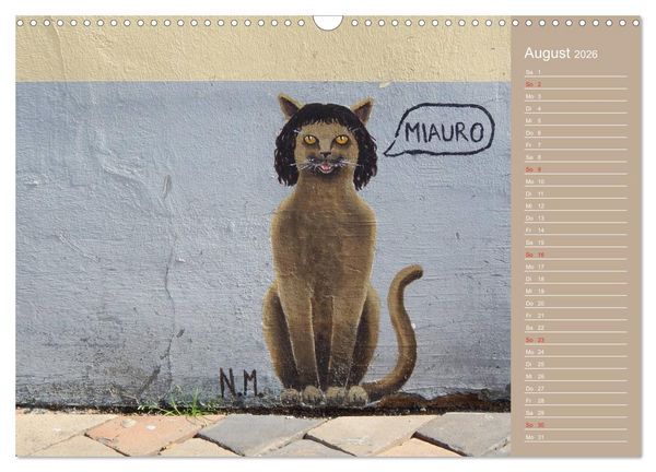 Produktbild: Flensburger Katzen (Wandkalender 2026 DIN A3 quer), CALVENDO Monatskalender