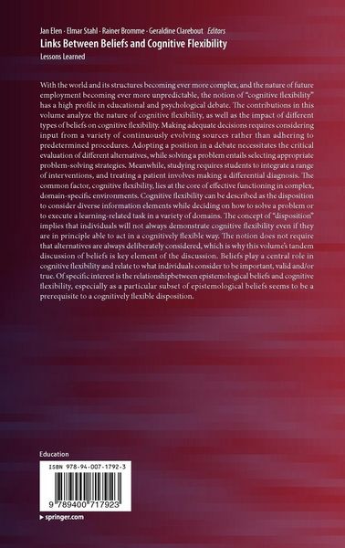 Produktbild: Links Between Beliefs and Cognitive Flexibility