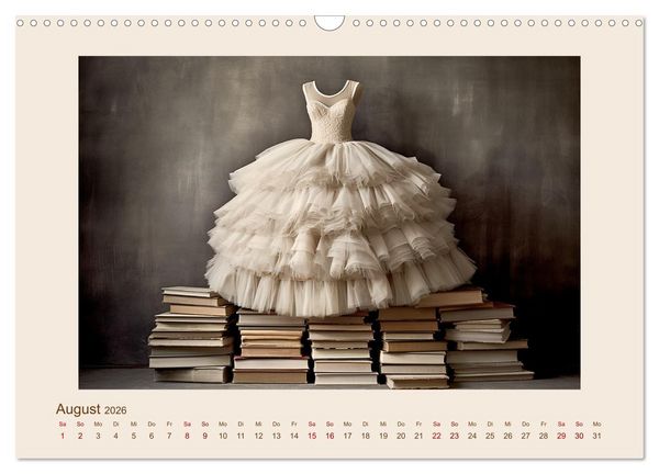 Produktbild: B&uuml;cherzauber (Wandkalender 2026 DIN A3 quer), CALVENDO Monatskalender