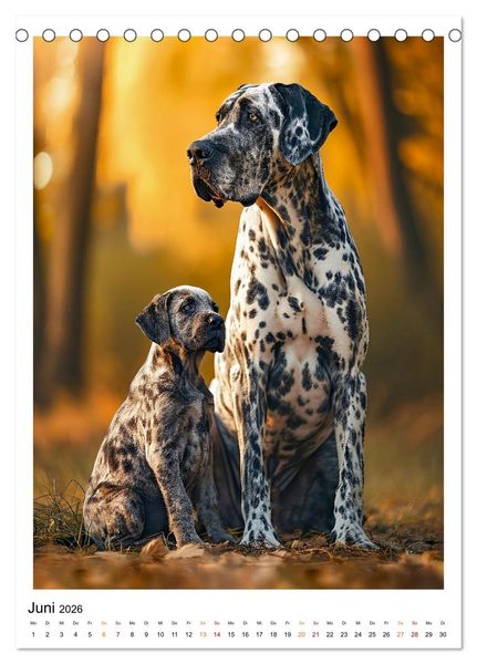 Produktbild: Hunde Lieblinge (Tischkalender 2026 DIN A5 hoch), CALVENDO Monatskalender