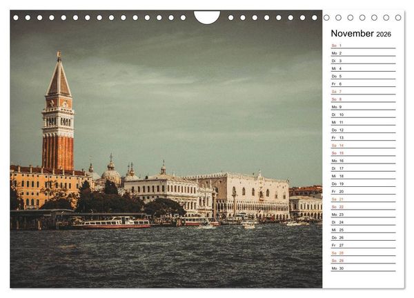 Produktbild: Traumstadt Venedig (Wandkalender 2026 DIN A4 quer), CALVENDO Monatskalender
